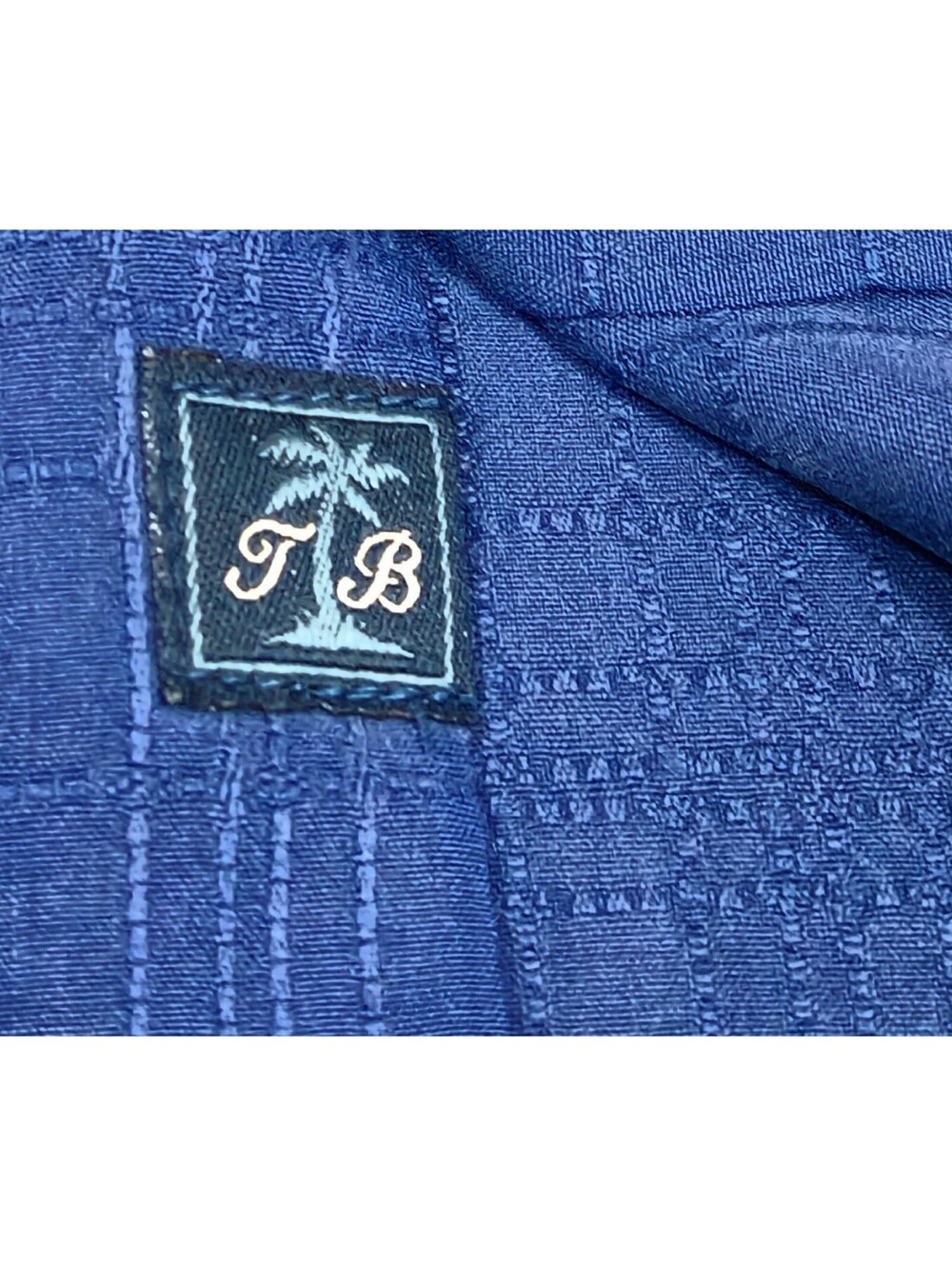 Tommy Bahama Blue Silk Camp Shirt Men’s XL Button Up Hawaiian Aloha #14